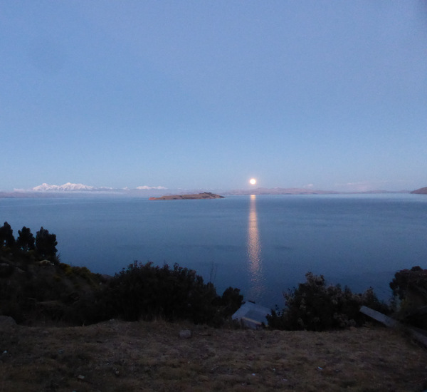 Bolivia Isla del Sol Super Moon