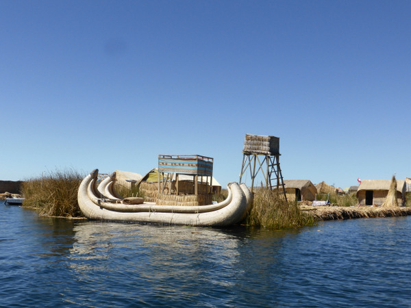 Peru Puno Uros Island Boat